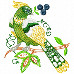 Jacobean Bird Embroidery Design 4 Jacobean Bird Embroidery Design 4